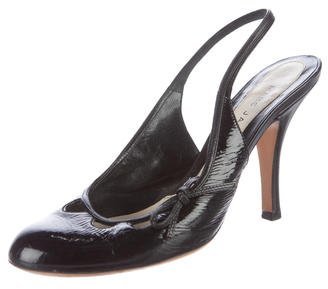 Marc Jacobs Bow-Accented Slingback Pumps