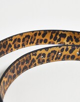Thumbnail for your product : Levi's reversible belt in leopard print