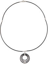 Thumbnail for your product : Alor Concentric Diamond Pendant Necklace, Black
