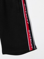Thumbnail for your product : Givenchy Kids Drawstring Track Shorts