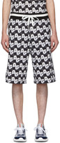 Thumbnail for your product : Dolce & Gabbana Black All-Over Logo Shorts