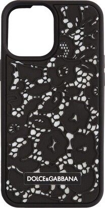 Dolce & Gabbana lace-effect iPhone 12 Pro Max case - ShopStyle