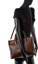 Thumbnail for your product : Furla Martha Large Croc Embossed Leather Tote