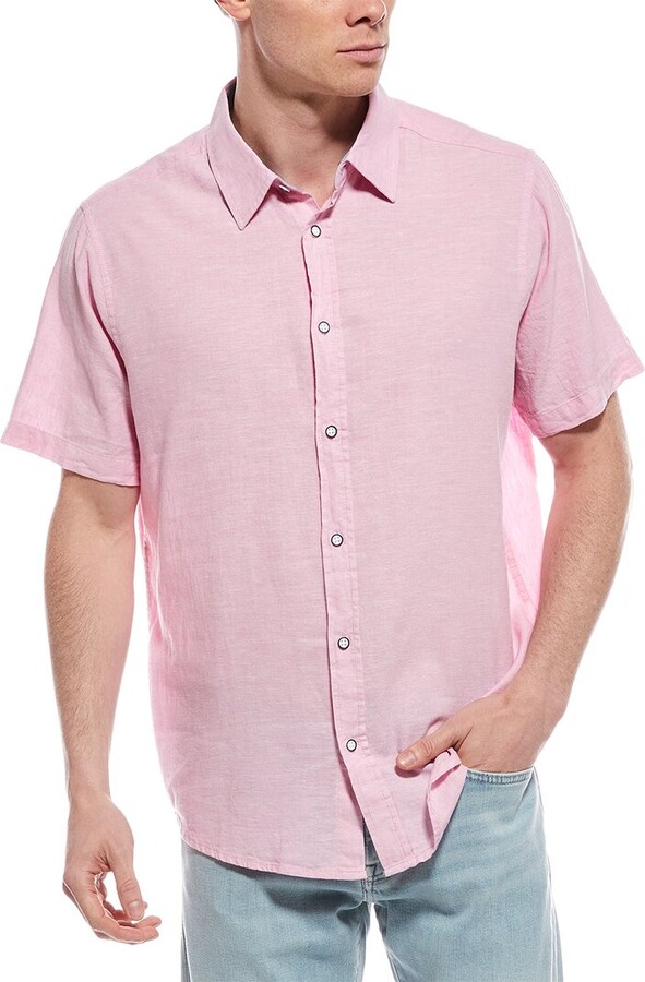 Report Collection Linen-Blend Sport Shirt
