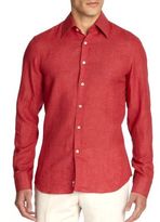 Thumbnail for your product : Canali Linen Sportshirt