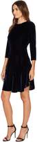 Thumbnail for your product : Donna Morgan Isabel 3/4 Sleeve A-Line Dress with Circle Flounce