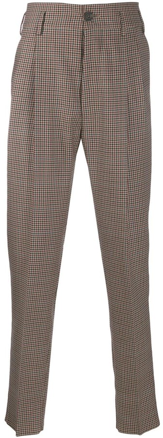 red checkered trousers mens