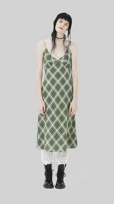 Marc Jacobs Plaid Strap Midi Dress