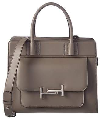Tod's Double T Small Leather Satchel.