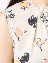 Thumbnail for your product : Marni Floral Print Sleeveless Blouse