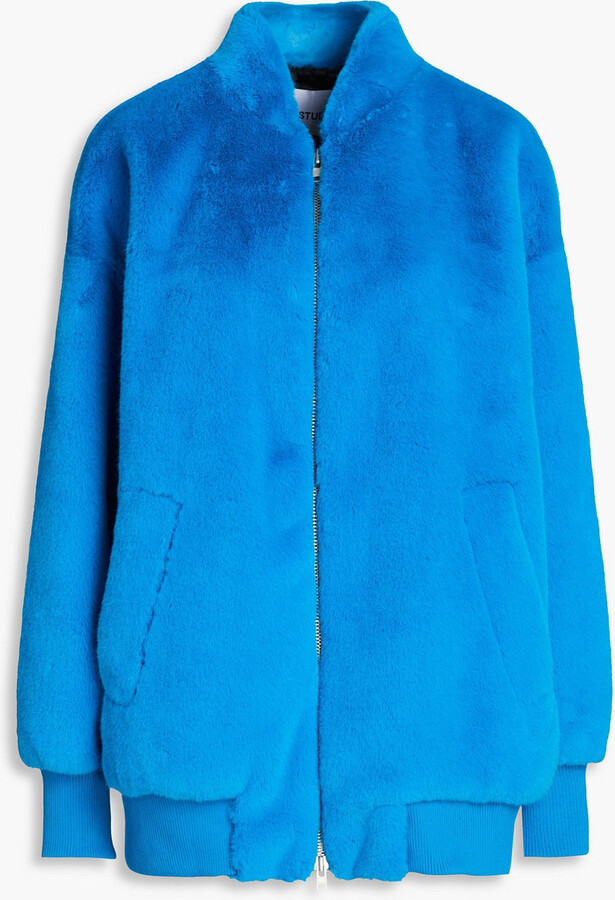 Iman faux fur bomber jacket