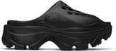 Thumbnail for your product : adidas by Stella McCartney Black Peep Toe Clogs