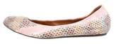 Thumbnail for your product : Lanvin Snakeskin Ballet Flats