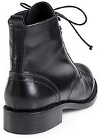 Thumbnail for your product : Saint Laurent Patti Leather Lace-Up Ankle Boots