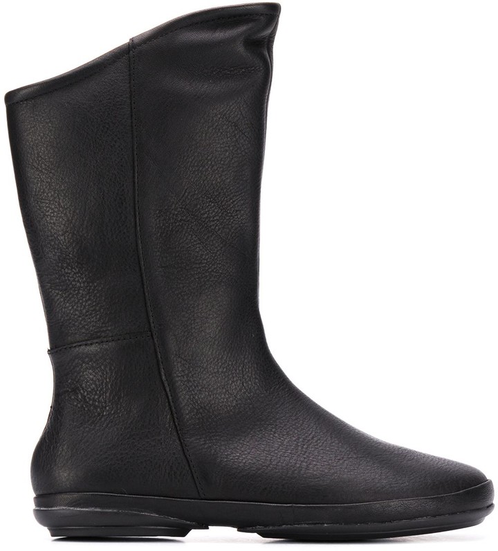 Flat Mid Calf Boots | Shop the world's largest collection of fashion |  ShopStyle UK