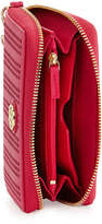 Thumbnail for your product : Tory Burch Robinson Perforated Smart Phone Wrist Wallet, Cardinal Red/Poppy Coral