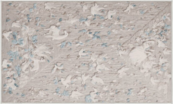 Wildon Home Machine Washable Beige Area Rug