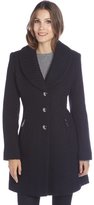 Thumbnail for your product : Kenneth Cole New York navy basketwoven wool blend 3-button coat