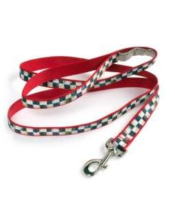 Mackenzie Childs Courtly Checked Large Pet Lead