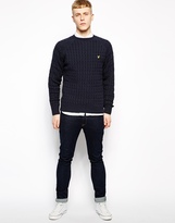 Thumbnail for your product : Lyle & Scott Sweater with Cable Knit