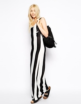 Thumbnail for your product : Vila Maxi Dress In Black And White Stripe