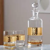 Thumbnail for your product : Dibor Gold Etched Brandy Decanter Gift For Him