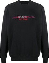 Thumbnail for your product : Opening Ceremony Embroidered-Logo Crew-Neck Sweatshirt