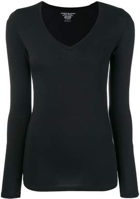 Majestic Filatures long-sleeve fitted top Majestic Filatures long-sleeve fitted top