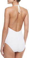 Thumbnail for your product : Karla Colletto Twist-Front One-Piece Swimsuit