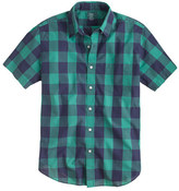 Thumbnail for your product : J.Crew Short-sleeve shirt in wild pacific gingham