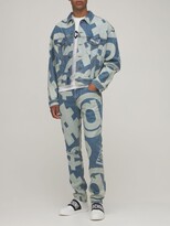 Thumbnail for your product : Moschino Symbols Print Denim Stretch Jacket