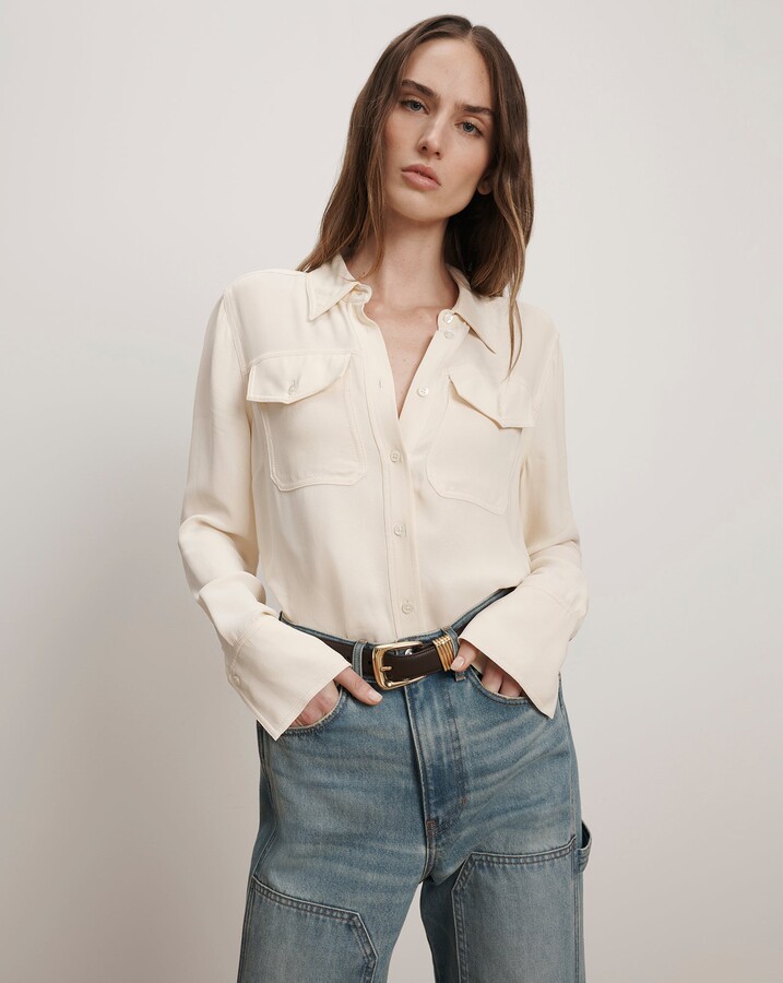 Pepper Button-Down Blouse