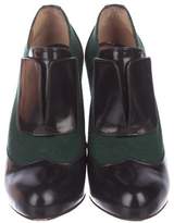 Thumbnail for your product : Fendi Felt Oxford Booties