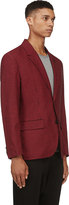 Thumbnail for your product : Marc by Marc Jacobs Red & Black Wool-Silk Gingham Check Boyd Blazer