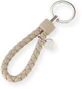 Thumbnail for your product : Bottega Veneta Braided Loop Key Ring, Light Gray