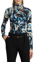 Thumbnail for your product : Proenza Schouler Feather Print High-Neck Pullover