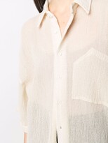 Thumbnail for your product : Ottolinger Textured Wool Shortsleeved Shirt