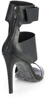 Thumbnail for your product : Tibi Evie Leather Ankle-Strap Sandals
