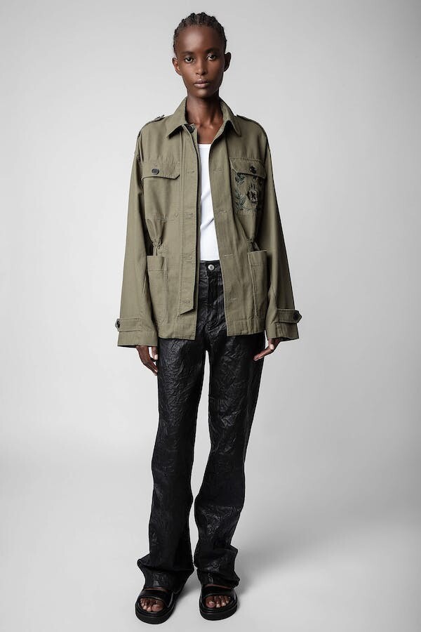 Dress Barn | Jackets & Coats | Womens Lightweight Military Style Jacket  Size L | Poshmark