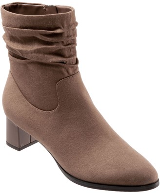 taupe suede slouch boots