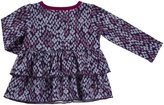 Thumbnail for your product : Tea Collection L/S Ruffle Top - Grape Juice-2