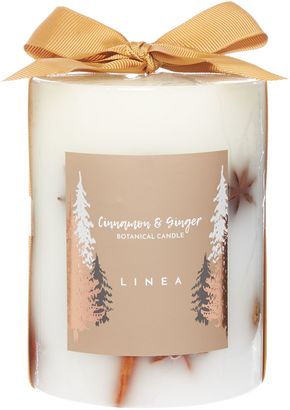 Linea Cinnamon & Ginger Botanical Candle