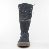 Thumbnail for your product : BearPaw Silverthorne Lace-Up Studded Mid-Calf Boot - Navy Suede, 5