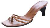 Thumbnail for your product : CNC Costume National Leather Thong Sandals