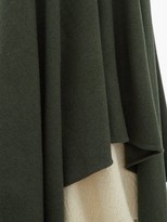 Thumbnail for your product : Extreme Cashmere - No.60 Raw-edge Stretch-cashmere Wrap - Khaki