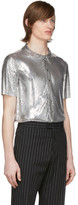 Thumbnail for your product : Paco Rabanne Silver Mesh Polo Shirt