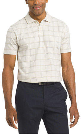 Van Heusen Mens Short Sleeve Polo Shirt - ShopStyle
