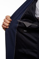 Thumbnail for your product : HUGO BOSS Blue Plaid Two Button Notch Lapel Wool Blazer