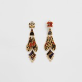 Thumbnail for your product : Burberry Resin and Gold-plated Drop Earrings