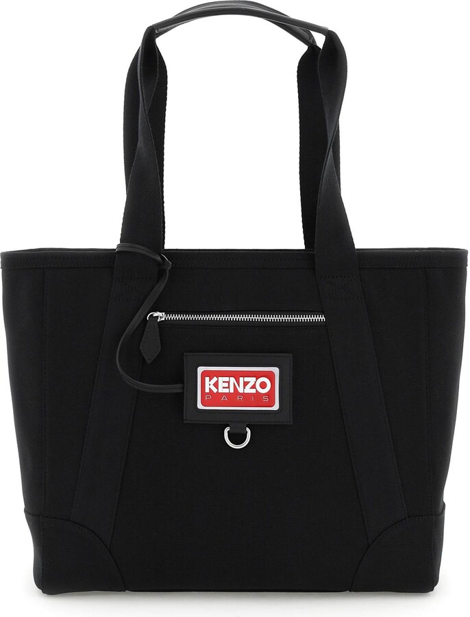 Kenzo Big Fabric Tote Bag With Shoulder Strap ShopStyle